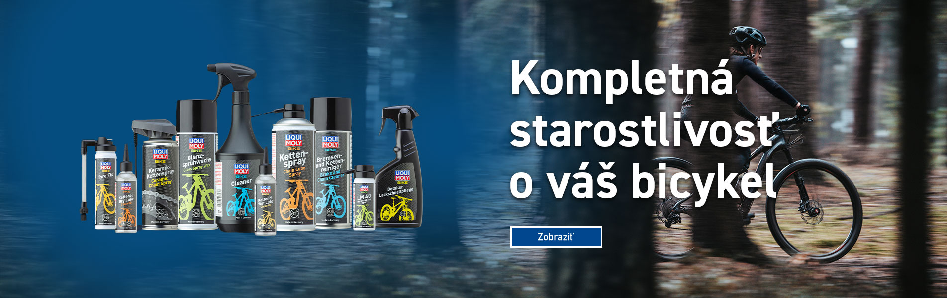 Kompletná starostlivosť o váš bicykel