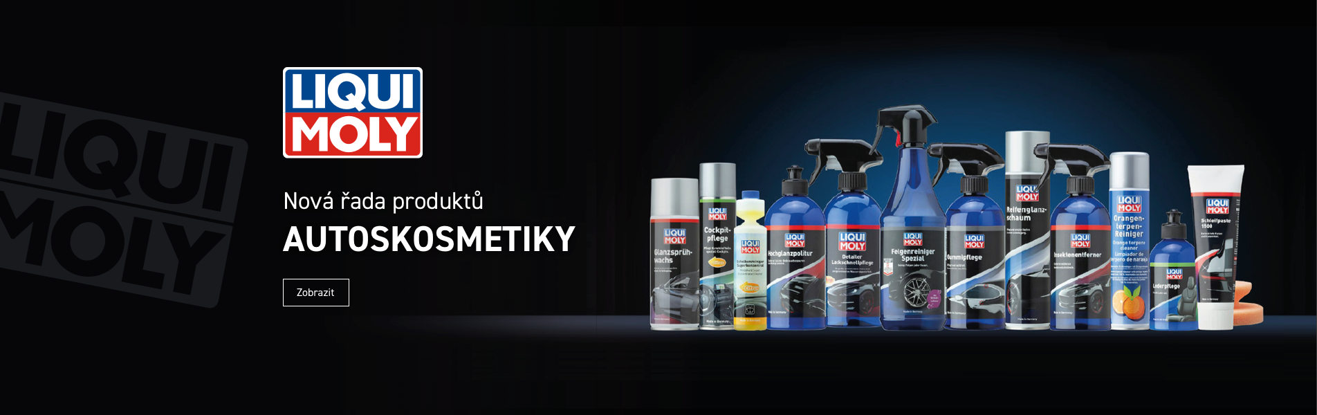 Nová řada produktů autokosmetiky