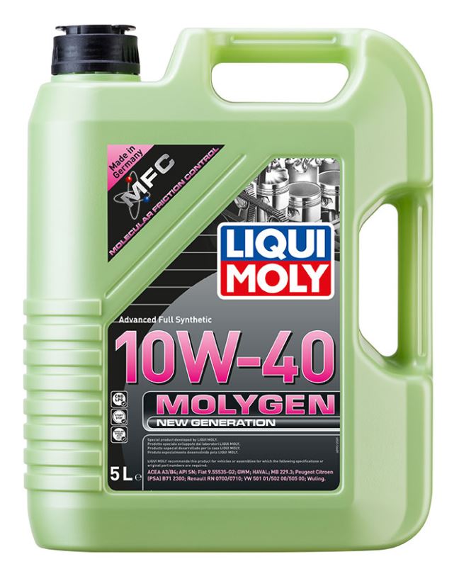 Motorový olej Molygen New Generation 10W-40 (1981)