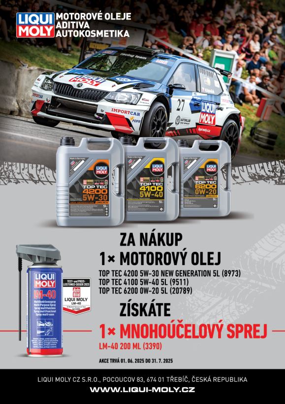 Akce za nákup oleje 5L + mnohoúčelový sprej