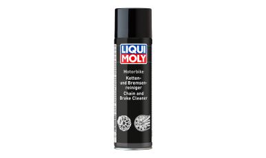 Čistič na reťaze a brzdy motocyklov
